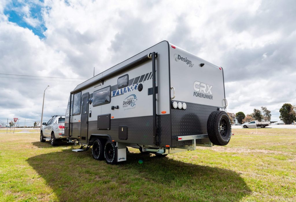 Design RV CRX Caravans on grass