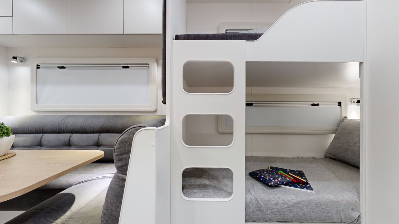 franklin core family caravan bunks
