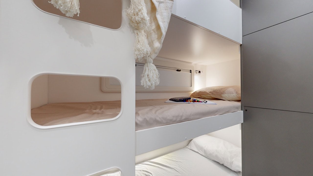 franklin core family caravan bunks